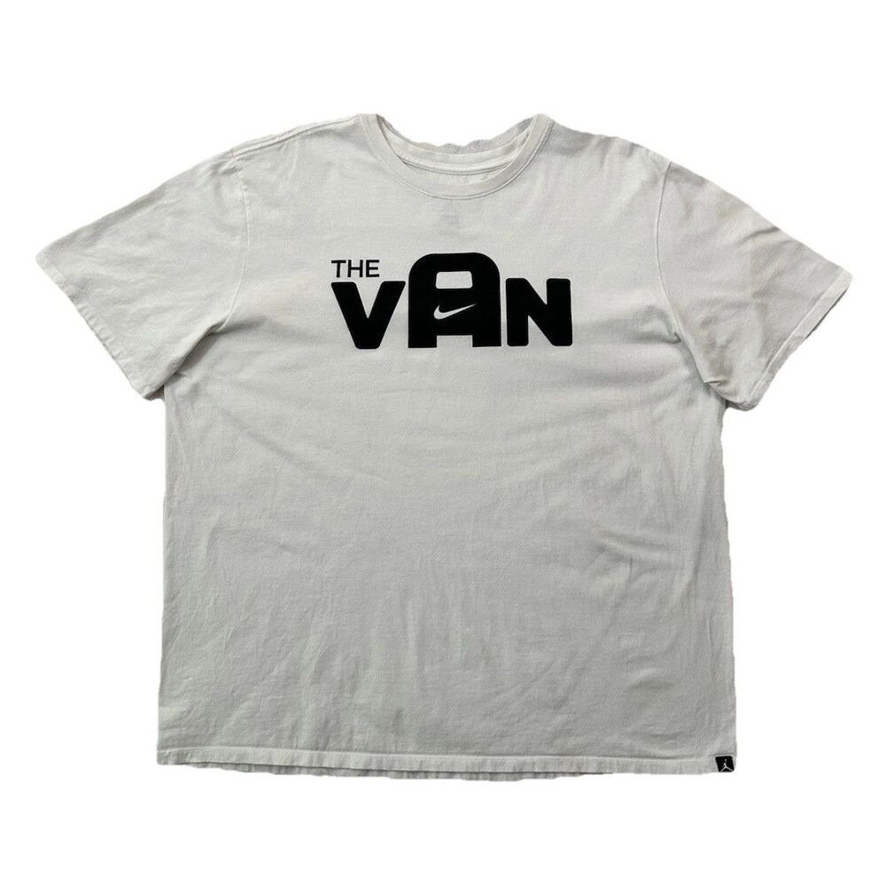 Rare Nike Jordan Brand The vAn Employee Exclusive Shirt Mens 2XL White Tee XXL